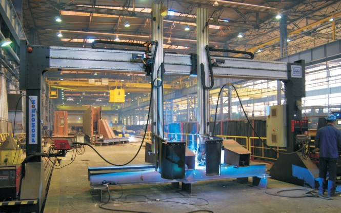 جوش دروازه ای 5 محور مدل GWS ساخت پروموتک لهستان