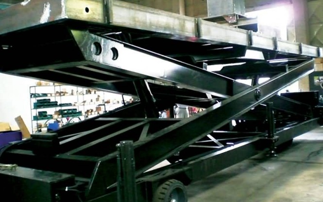 بالابر هیدرولیکی رکتور باندل با ظرفیت 22 تن CATALYST HANDLING ساخت ایدروجت ایتالیا