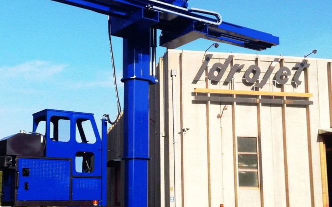 جازنی و بیرون کشیدن باندل های فوق سنگین با قابلیت تنظیم بهمراه اتاقک کنترل مدل Self Propelled Heavy Type Bundle Extractor ساخت ایدروجت ایتالیا