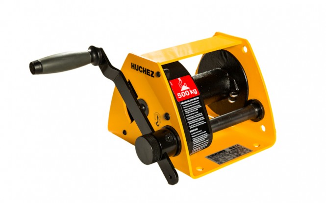 وینچ دستی کشنده افقی با ظرفیت 2750 کیلوگرم مدل MANIBOX GR - 2000 with painted frame ساخت هوچز فرانسه